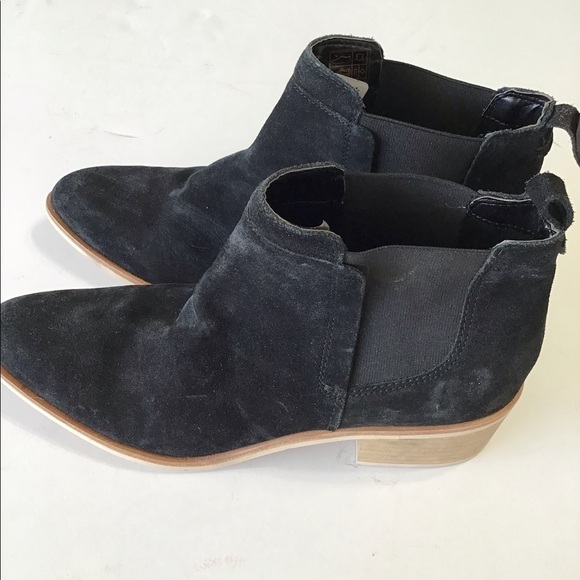 Crepo Black suede Chelsea new without tags booties western festival size 11 - Picture 3 of 5